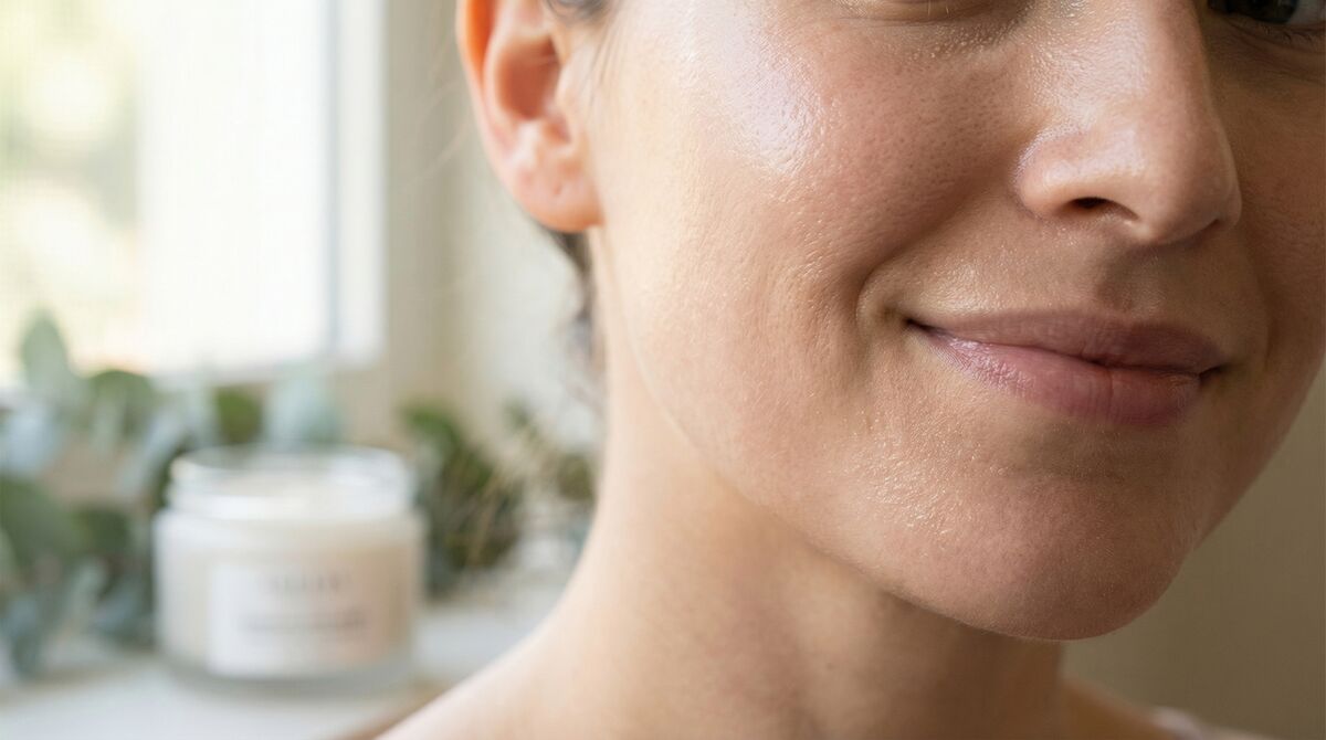 Healthy glowing skin