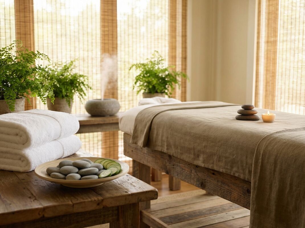 Relaxing spa treatment